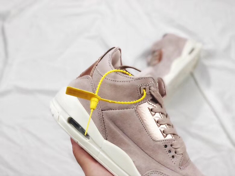 Air Jordan 3 Rose Gold Women Shoes